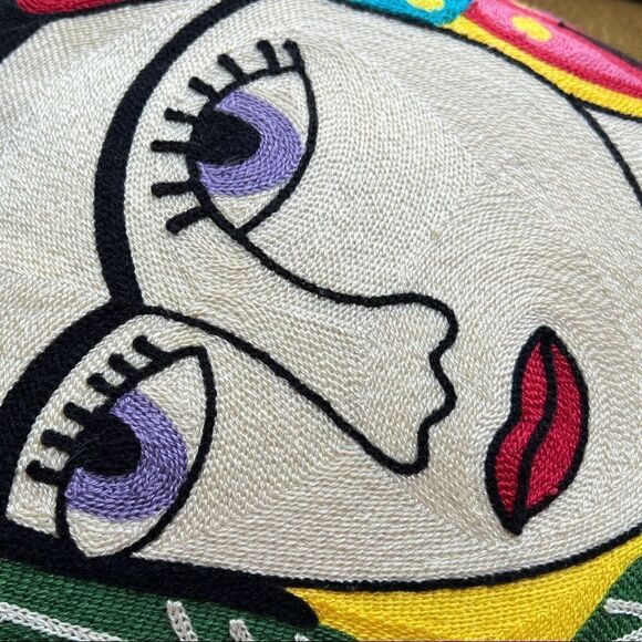 Set of Frida Kahlo Embroidered Luxury Throw Pillow Covers - Picture 7 of 7